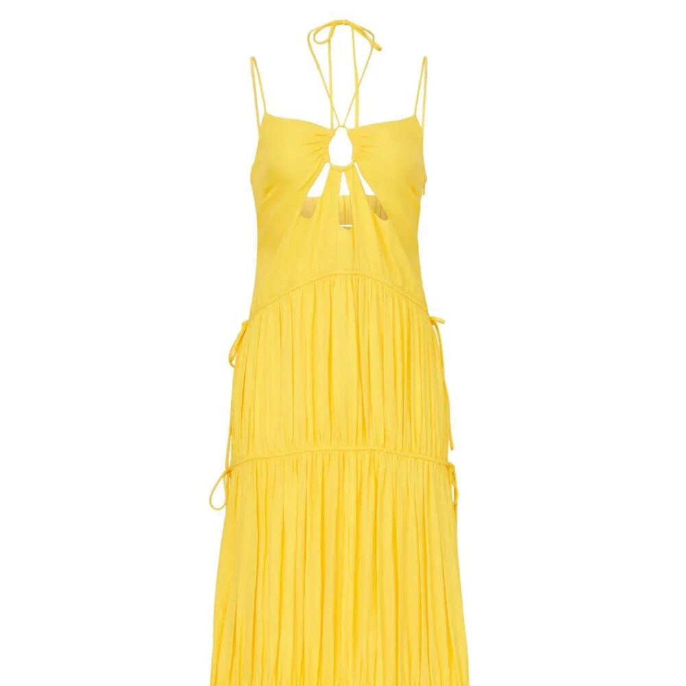 Simkhai, Lina Teardop Maxi Yellow Size M